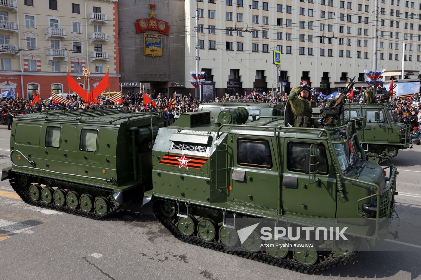 Military parade marking 80th anniversary of Victory in Great Patriotic War in Hero City Murmansk