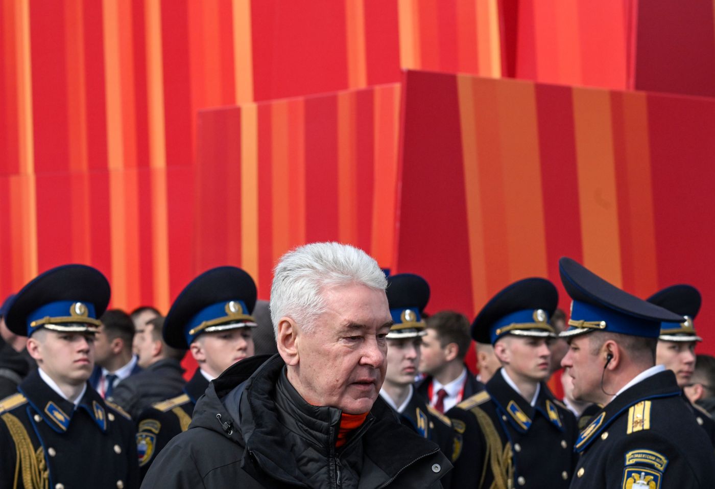 Public figures at military parade marking 80th anniversary of Victory