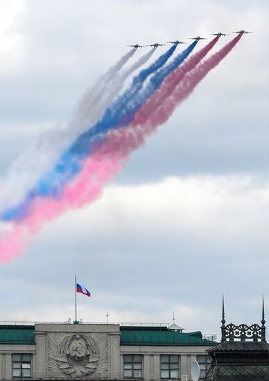 Military parade marking 80th anniversary of Victory in Great Patriotic War in Moscow