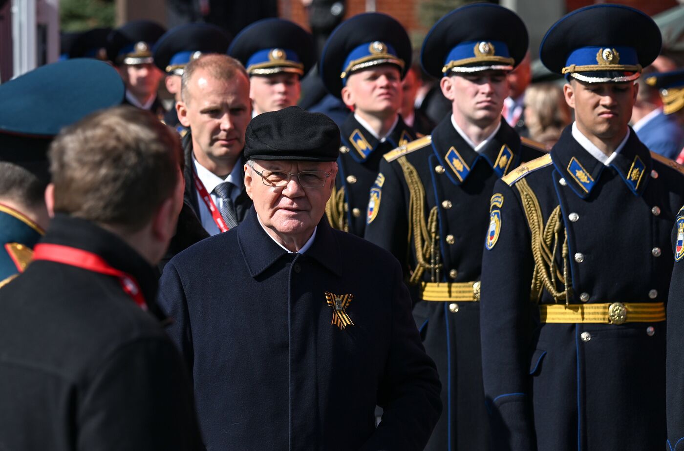 Public figures at military parade marking 80th anniversary of Victory
