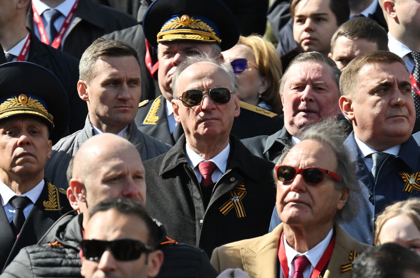 Public figures at military parade marking 80th anniversary of Victory