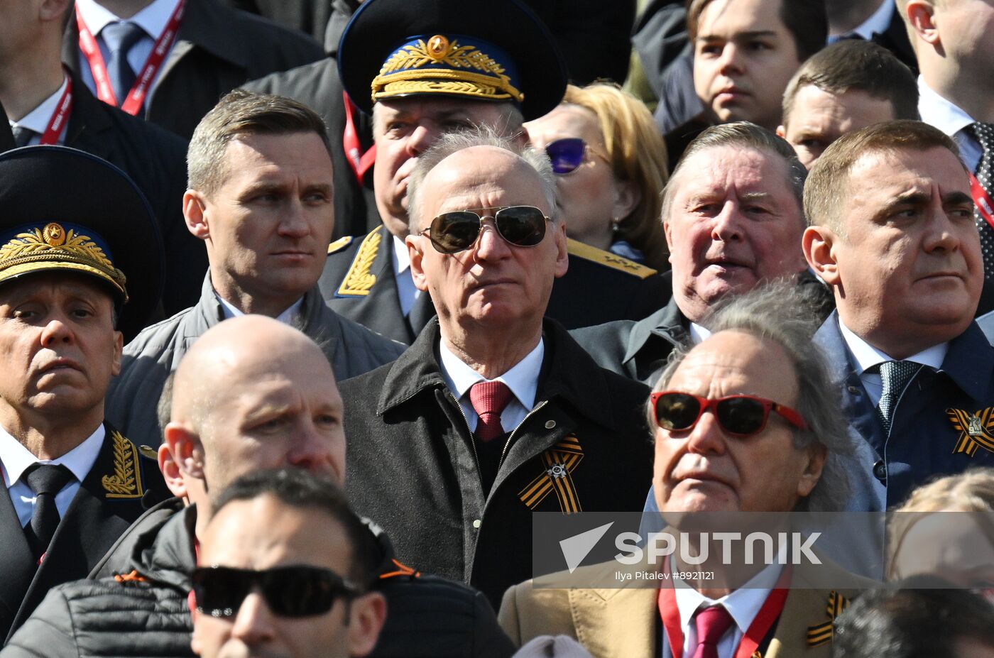 Public figures at military parade marking 80th anniversary of Victory