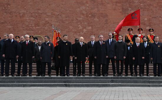 Wreath-laying ceremony at the Tomb of the Unknown Soldier