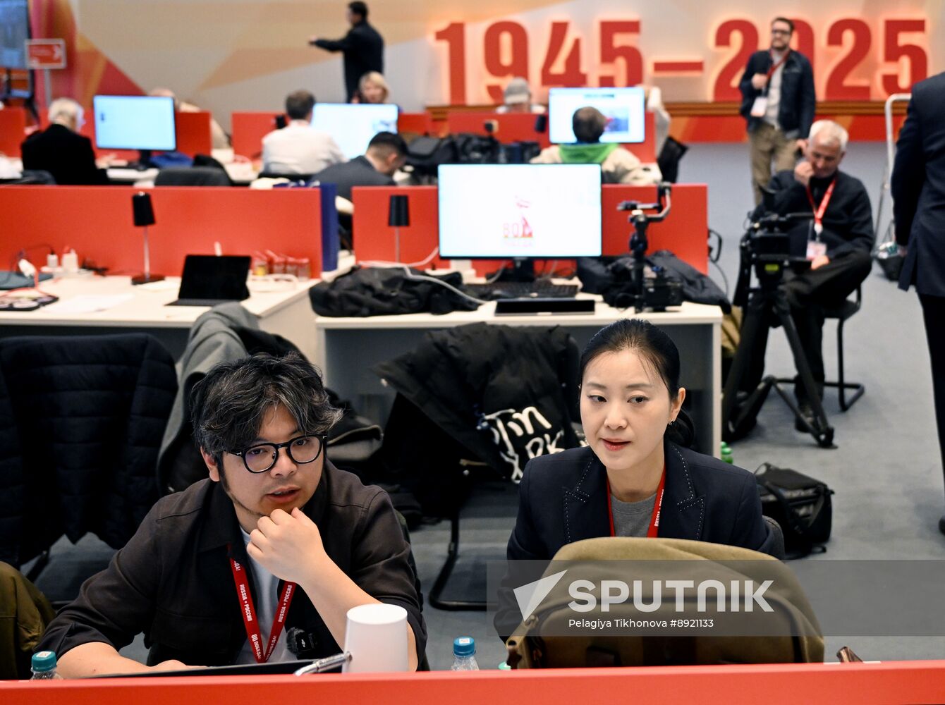 International Press Center covering 80th anniversary of Victory in Great Patriotic War
