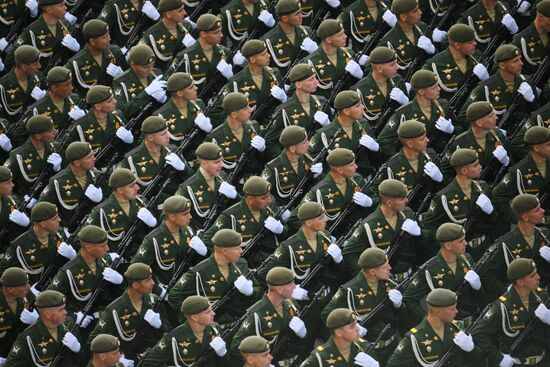 Military parade marking 80th anniversary of Victory in Great Patriotic War in Moscow