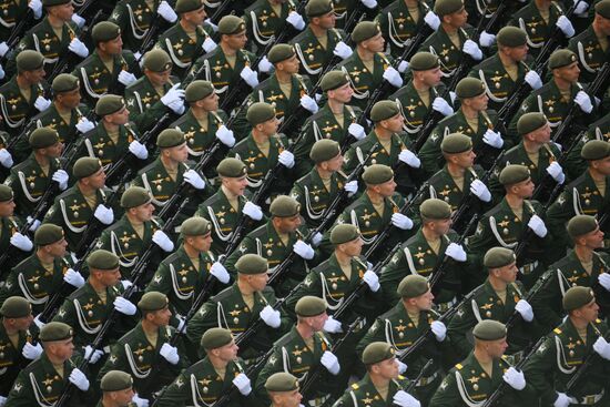 Military parade marking 80th anniversary of Victory in Great Patriotic War in Moscow