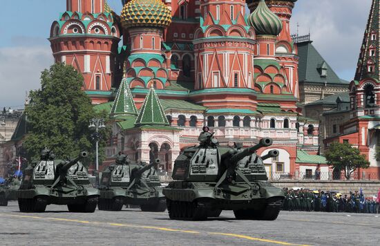 Military parade marking 80th anniversary of Victory in Great Patriotic War in Moscow