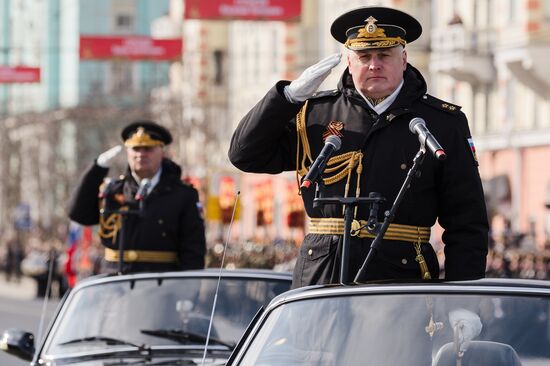Military parade marking 80th anniversary of Victory in Great Patriotic War in Hero City Murmansk