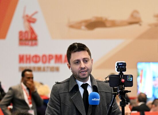 International Press Center covering 80th anniversary of Victory in Great Patriotic War