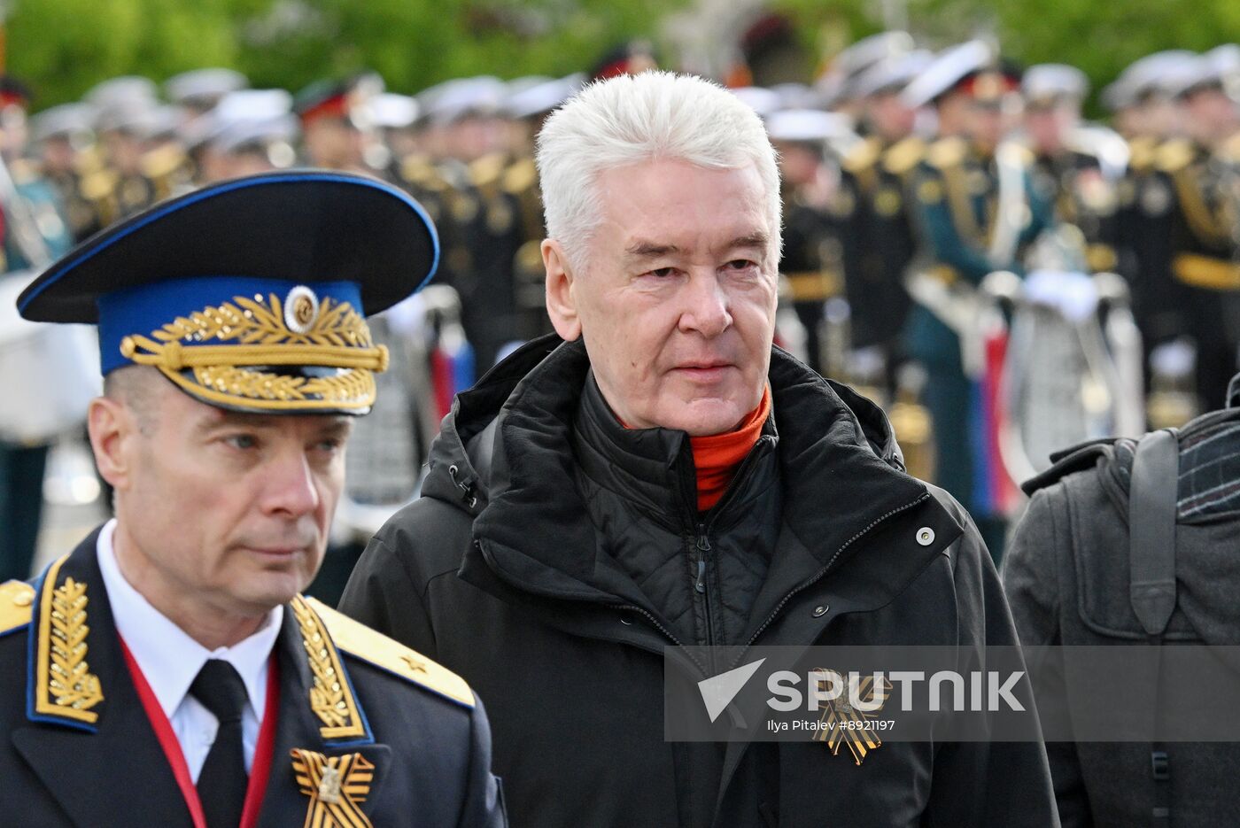 Public figures at military parade marking 80th anniversary of Victory