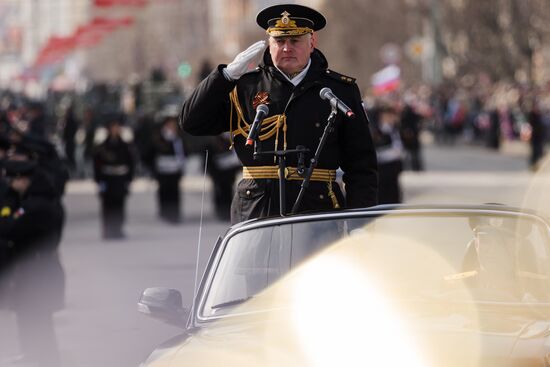 Military parade marking 80th anniversary of Victory in Great Patriotic War in Hero City Murmansk