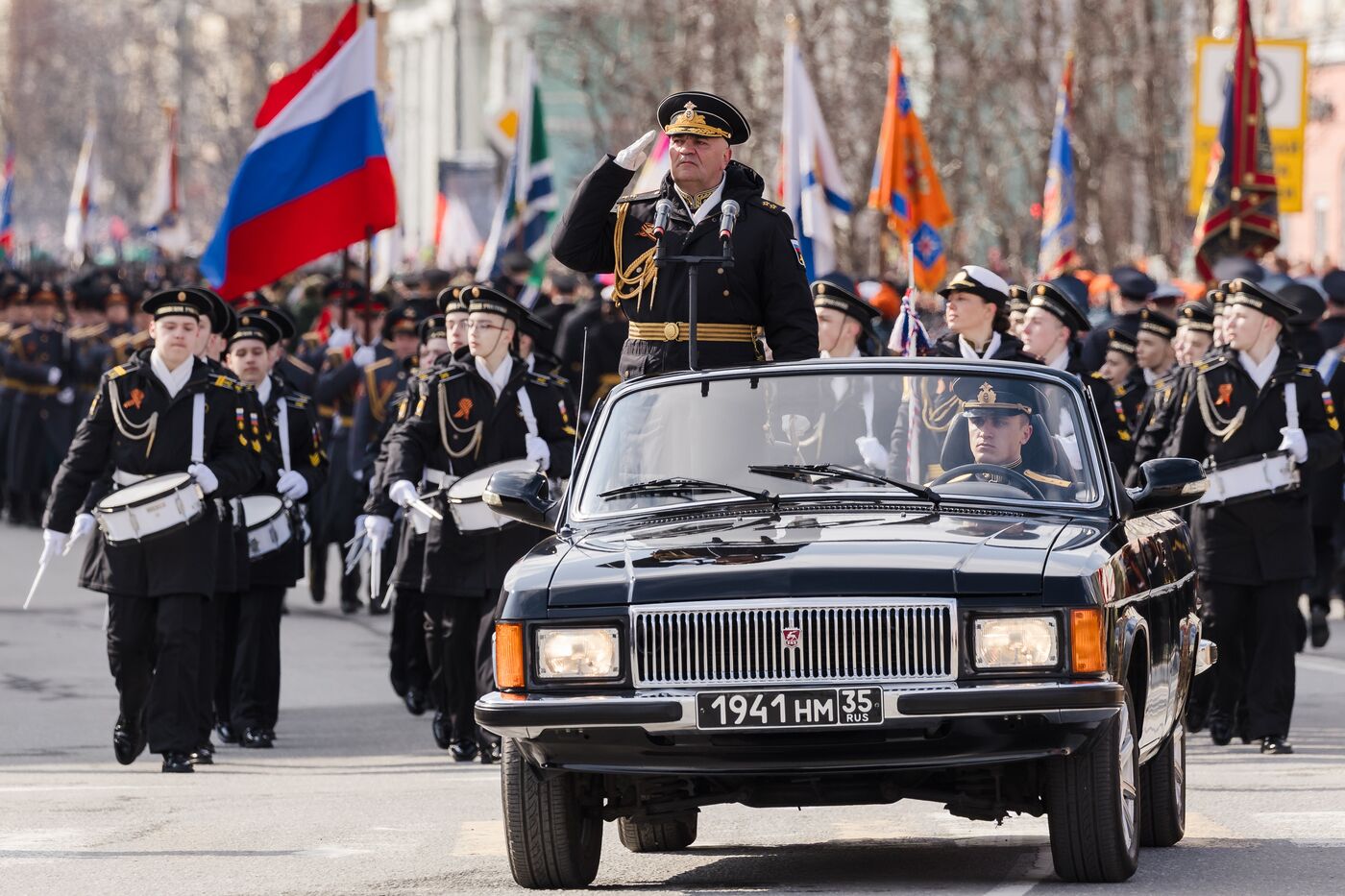 Military parade marking 80th anniversary of Victory in Great Patriotic War in Hero City Murmansk