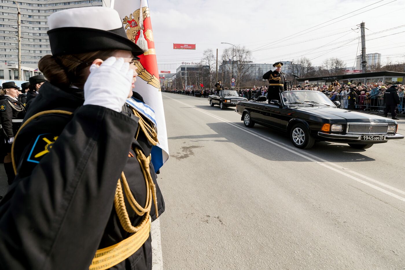 Military parade marking 80th anniversary of Victory in Great Patriotic War in Hero City Murmansk