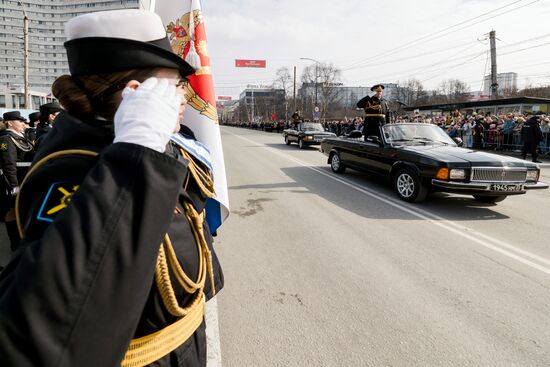 Military parade marking 80th anniversary of Victory in Great Patriotic War in Hero City Murmansk