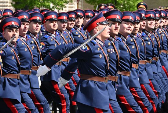 Military parade marking 80th anniversary of Victory in Great Patriotic War in Moscow