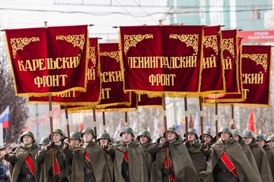 Military parade marking 80th anniversary of Victory in Great Patriotic War in Hero City Murmansk