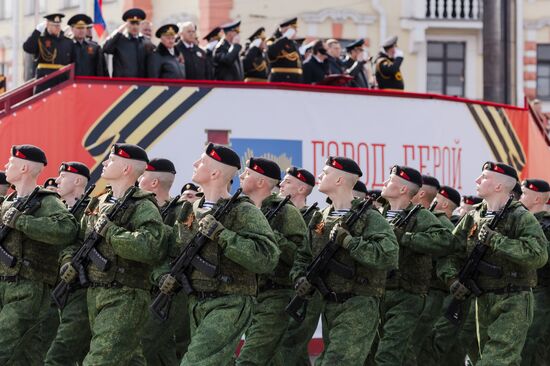 Military parade marking 80th anniversary of Victory in Great Patriotic War in Hero City Murmansk
