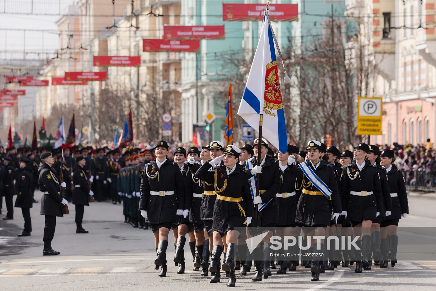 Military parade marking 80th anniversary of Victory in Great Patriotic War in Hero City Murmansk