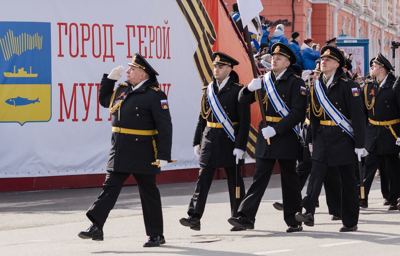 Military parade marking 80th anniversary of Victory in Great Patriotic War in Hero City Murmansk