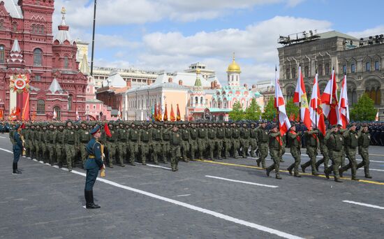 Military parade marking 80th anniversary of Victory in Great Patriotic War in Moscow
