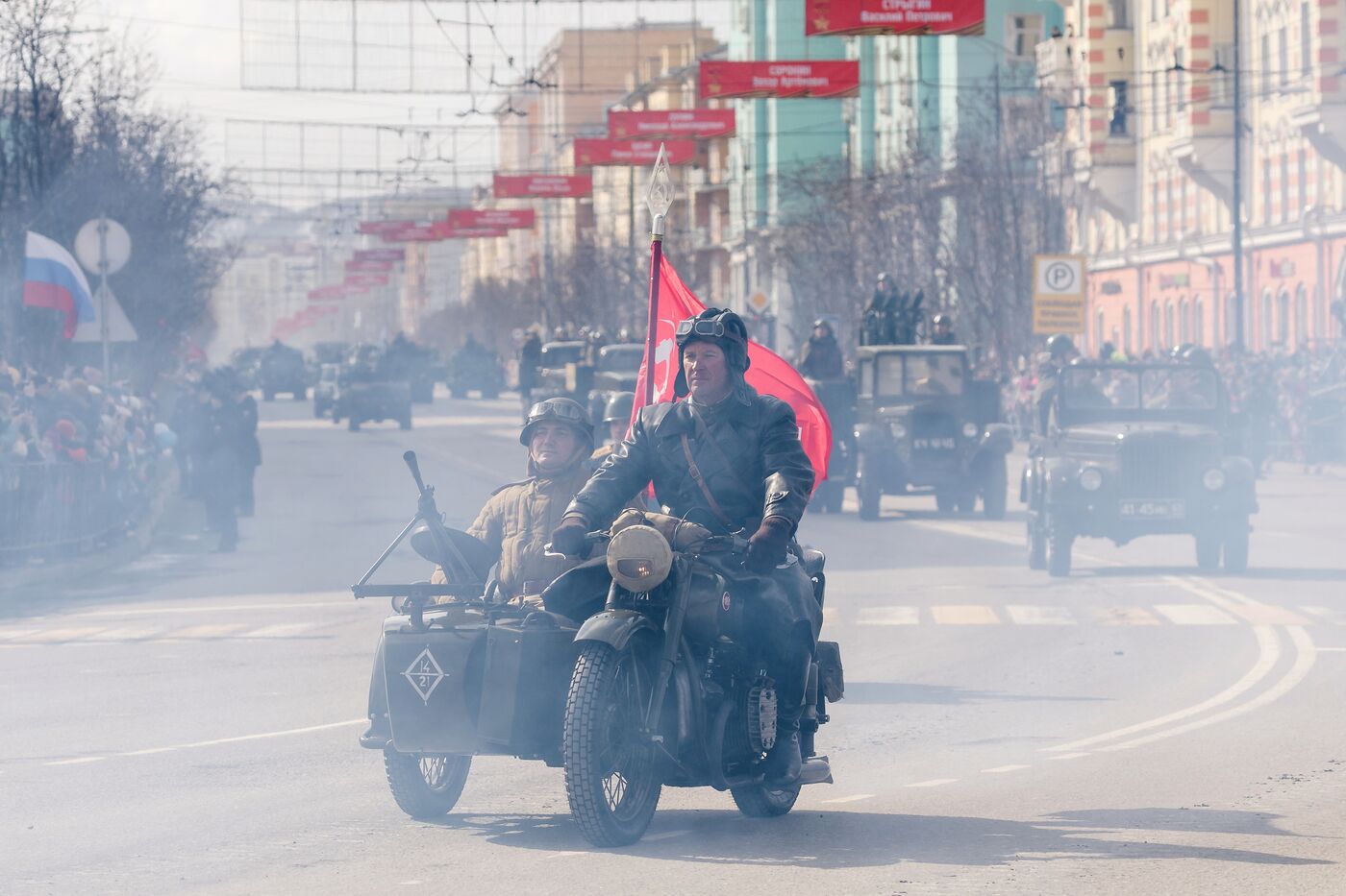 Military parade marking 80th anniversary of Victory in Great Patriotic War in Hero City Murmansk
