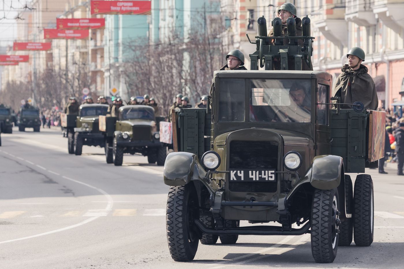 Military parade marking 80th anniversary of Victory in Great Patriotic War in Hero City Murmansk