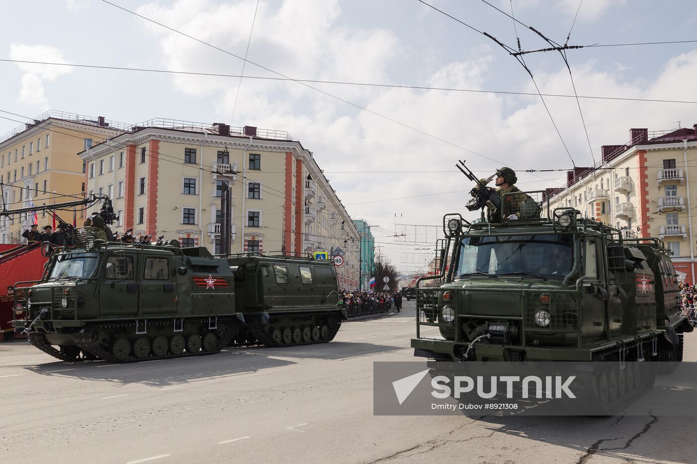 Military parade marking 80th anniversary of Victory in Great Patriotic War in Hero City Murmansk