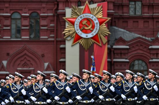 Military parade marking 80th anniversary of Victory in Great Patriotic War in Moscow