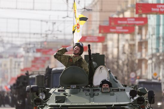 Military parade marking 80th anniversary of Victory in Great Patriotic War in Hero City Murmansk