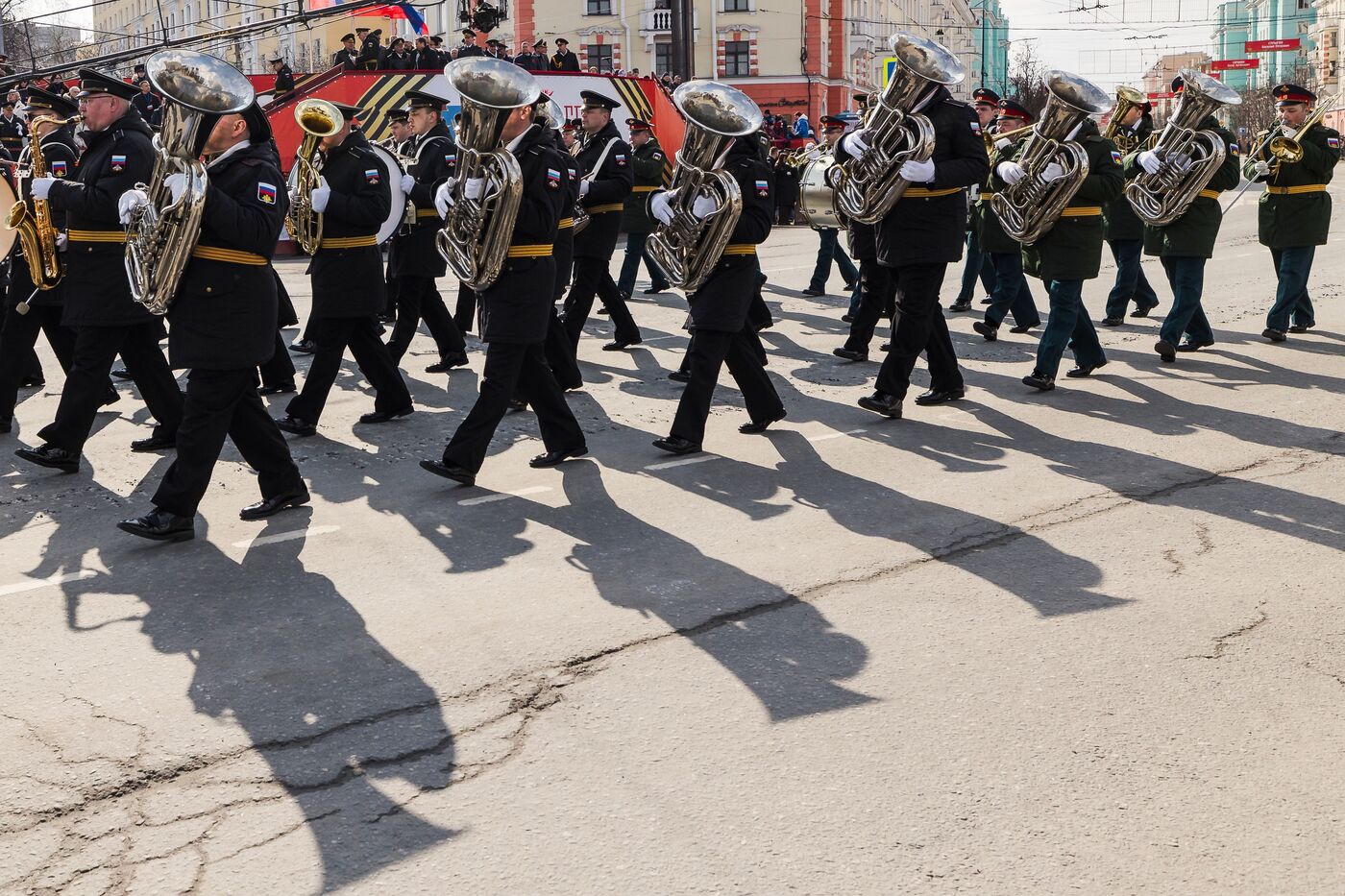 Military parade marking 80th anniversary of Victory in Great Patriotic War in Hero City Murmansk