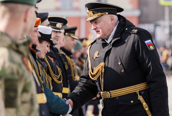Military parade marking 80th anniversary of Victory in Great Patriotic War in Hero City Murmansk