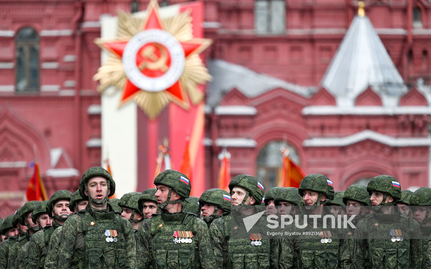 Military parade marking 80th anniversary of Victory in Great Patriotic War in Moscow