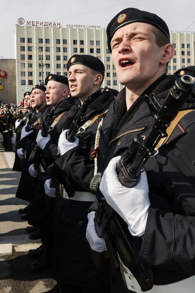 Military parade marking 80th anniversary of Victory in Great Patriotic War in Hero City Murmansk