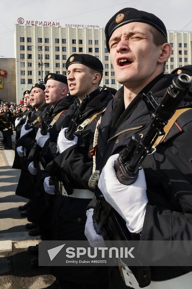 Military parade marking 80th anniversary of Victory in Great Patriotic War in Hero City Murmansk