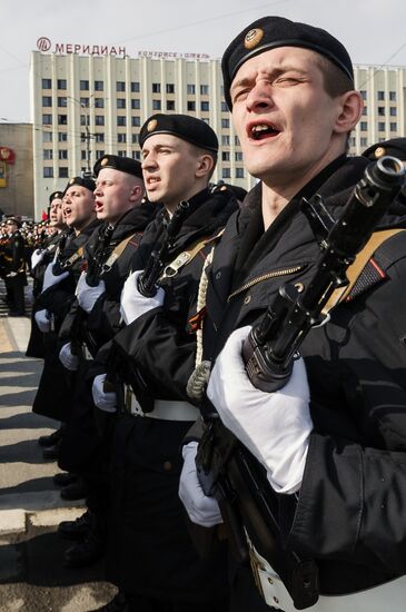 Military parade marking 80th anniversary of Victory in Great Patriotic War in Hero City Murmansk