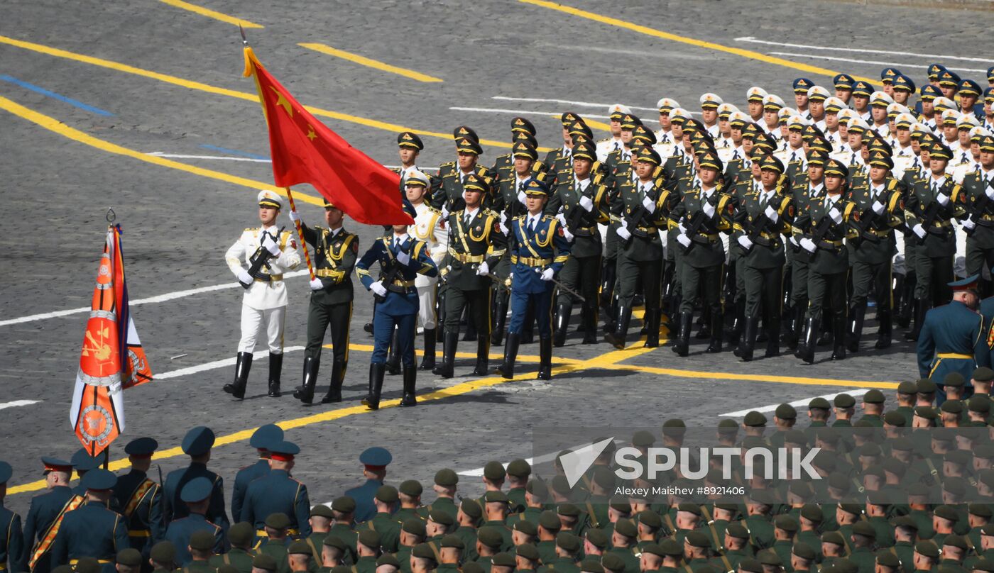 Military parade marking 80th anniversary of Victory in Great Patriotic War in Moscow