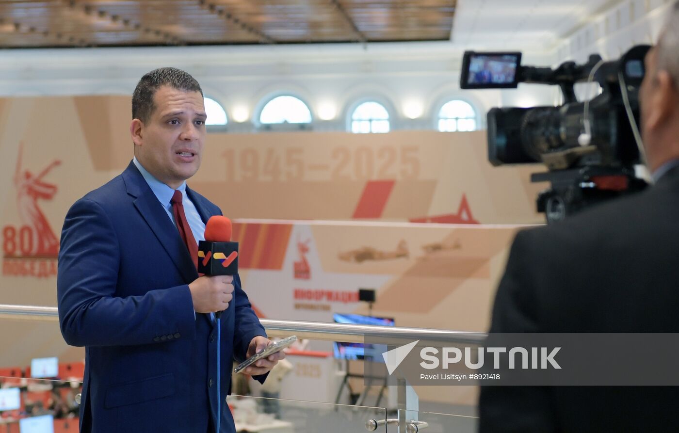 International Press Center covering 80th anniversary of Victory in Great Patriotic War