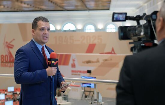 International Press Center covering 80th anniversary of Victory in Great Patriotic War