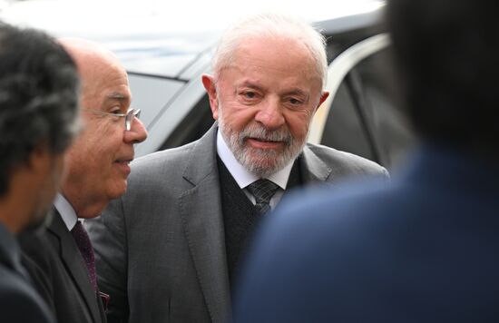 President of Russia Vladimir Putin's meeting with President of Brazil Luis Inacio Lula da Silva