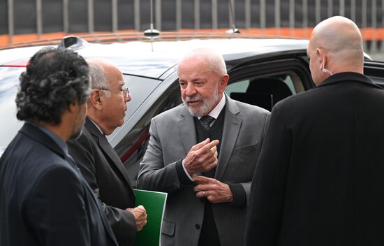 President of Russia Vladimir Putin's meeting with President of Brazil Luis Inacio Lula da Silva