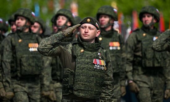 Military parade marking 80th anniversary of Victory in Great Patriotic War in Moscow