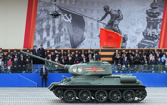 Military parade marking 80th anniversary of Victory in Great Patriotic War in Moscow
