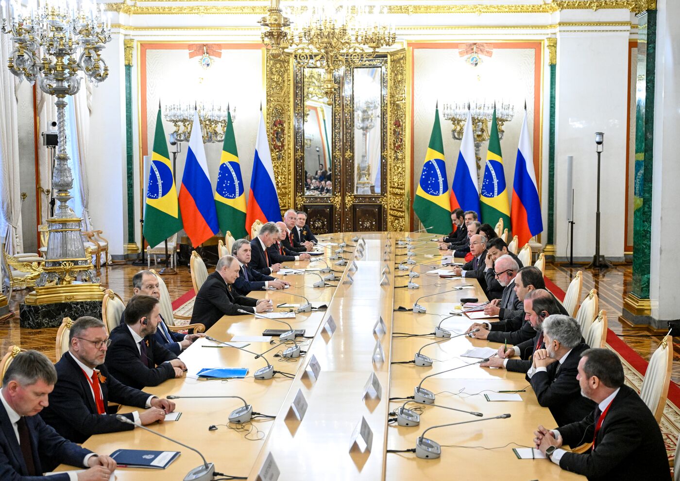 President of Russia Vladimir Putin's meeting with President of Brazil Luis Inacio Lula da Silva