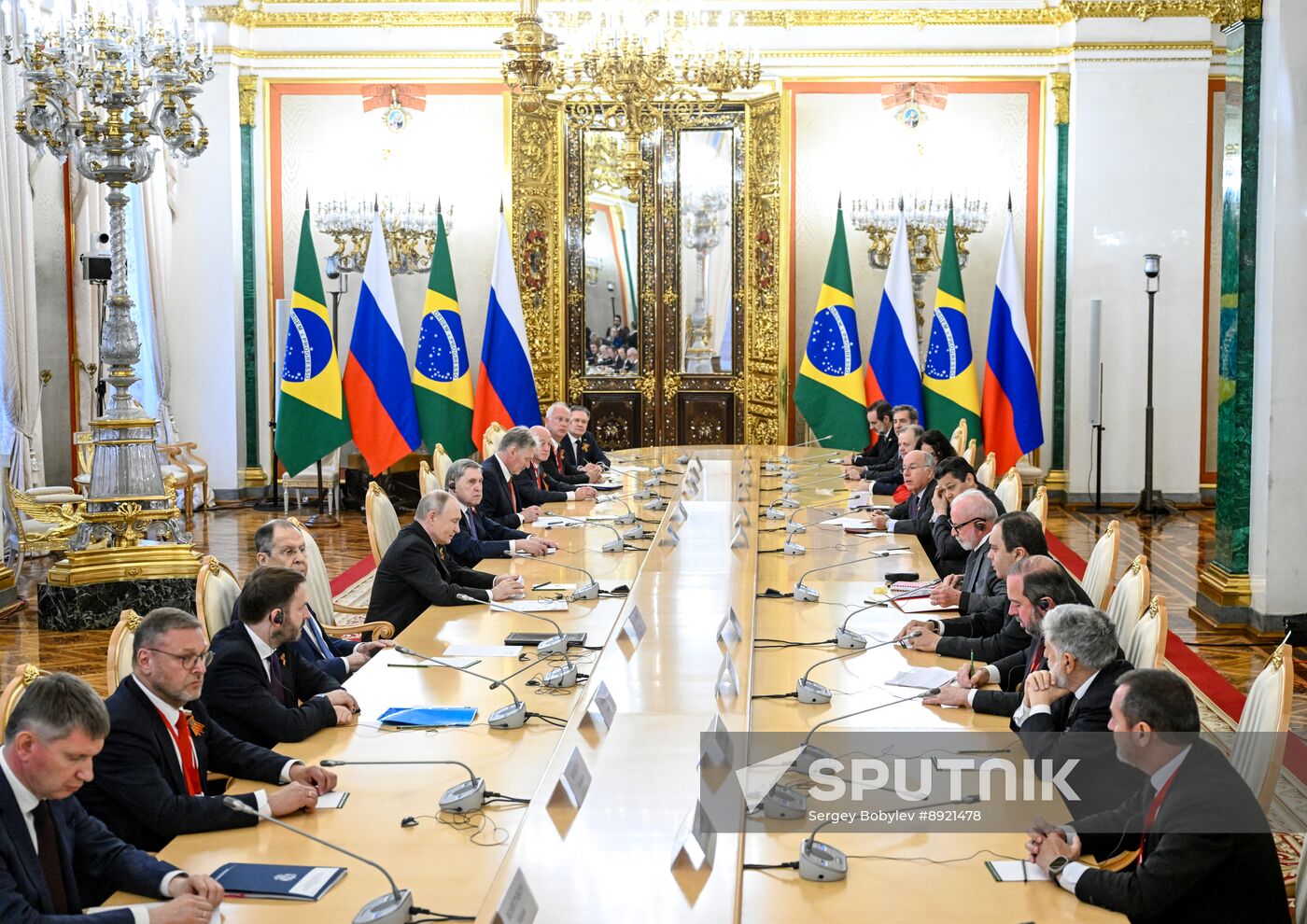 President of Russia Vladimir Putin's meeting with President of Brazil Luis Inacio Lula da Silva