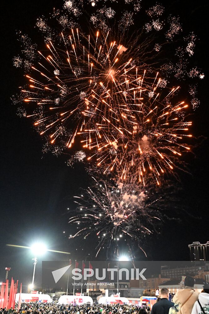 Russia Regions WWII Victory Day Fireworks