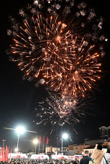 Russia Regions WWII Victory Day Fireworks