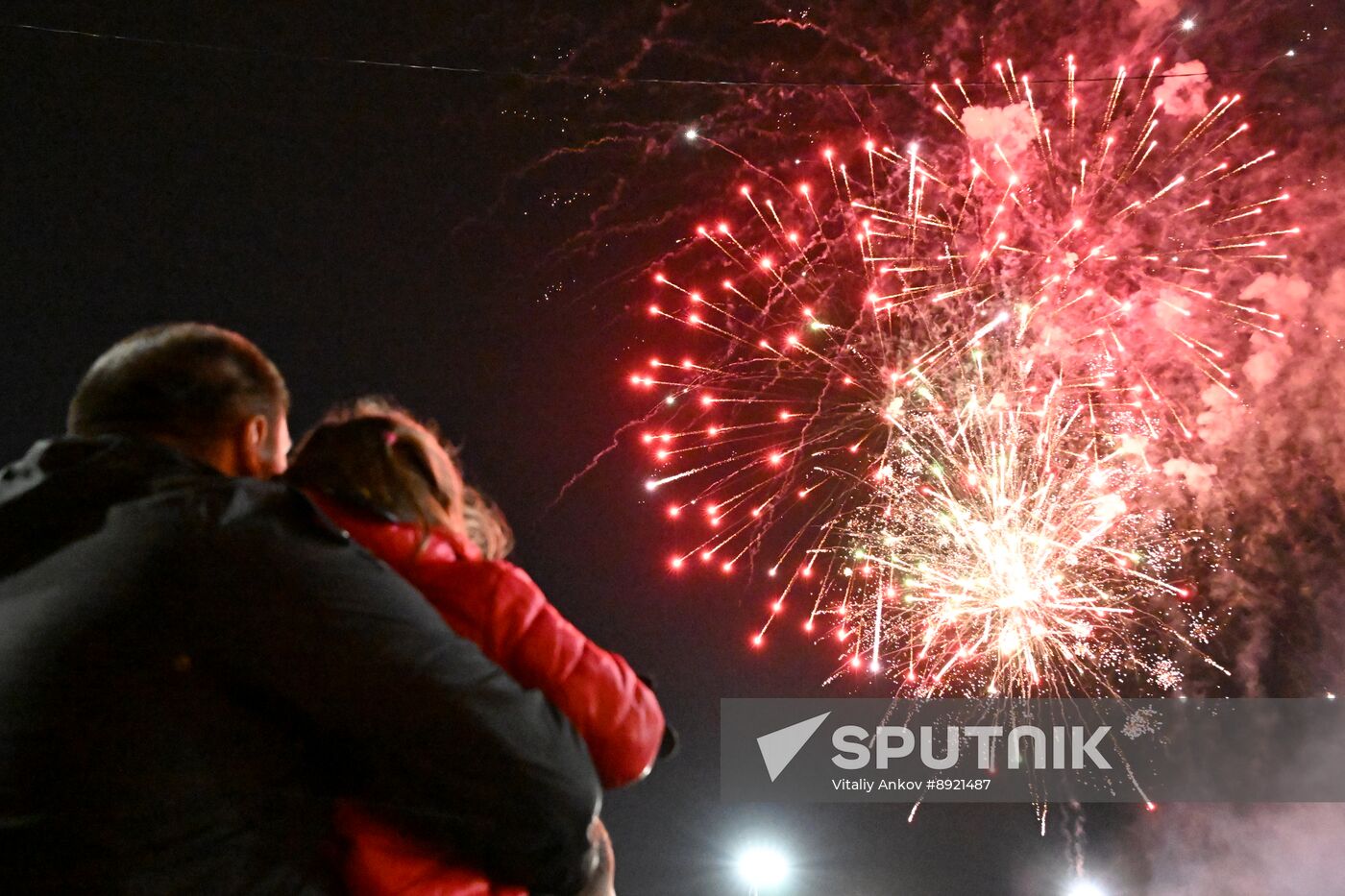 Russia Regions WWII Victory Day Fireworks