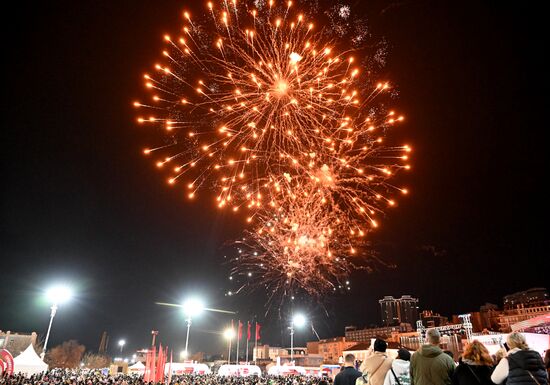 Russia Regions WWII Victory Day Fireworks