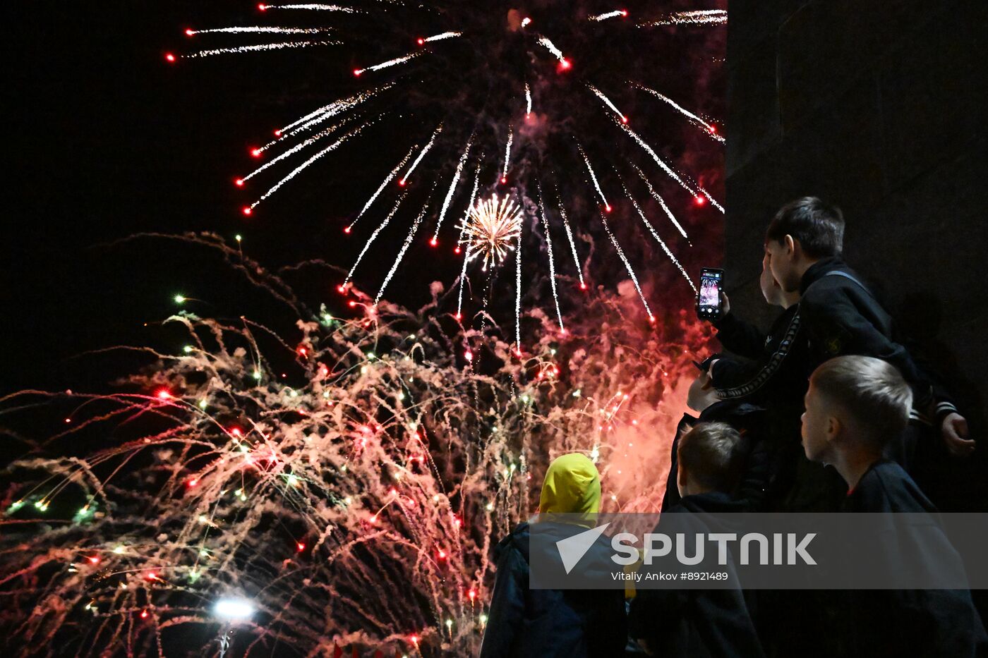 Russia Regions WWII Victory Day Fireworks