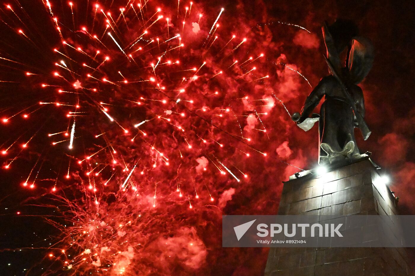 Russia Regions WWII Victory Day Fireworks